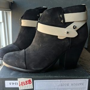 Rag& Bone Suede Harrow booties
